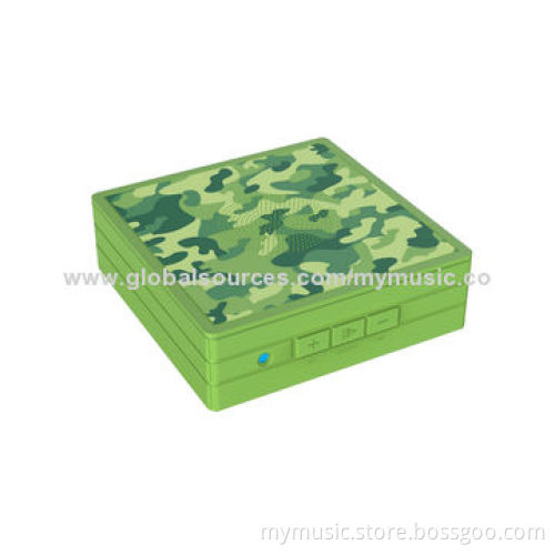 2014 High-quality Ultra Bluetooth Speaker with Colorful Printing on Top and 2W OutputNew